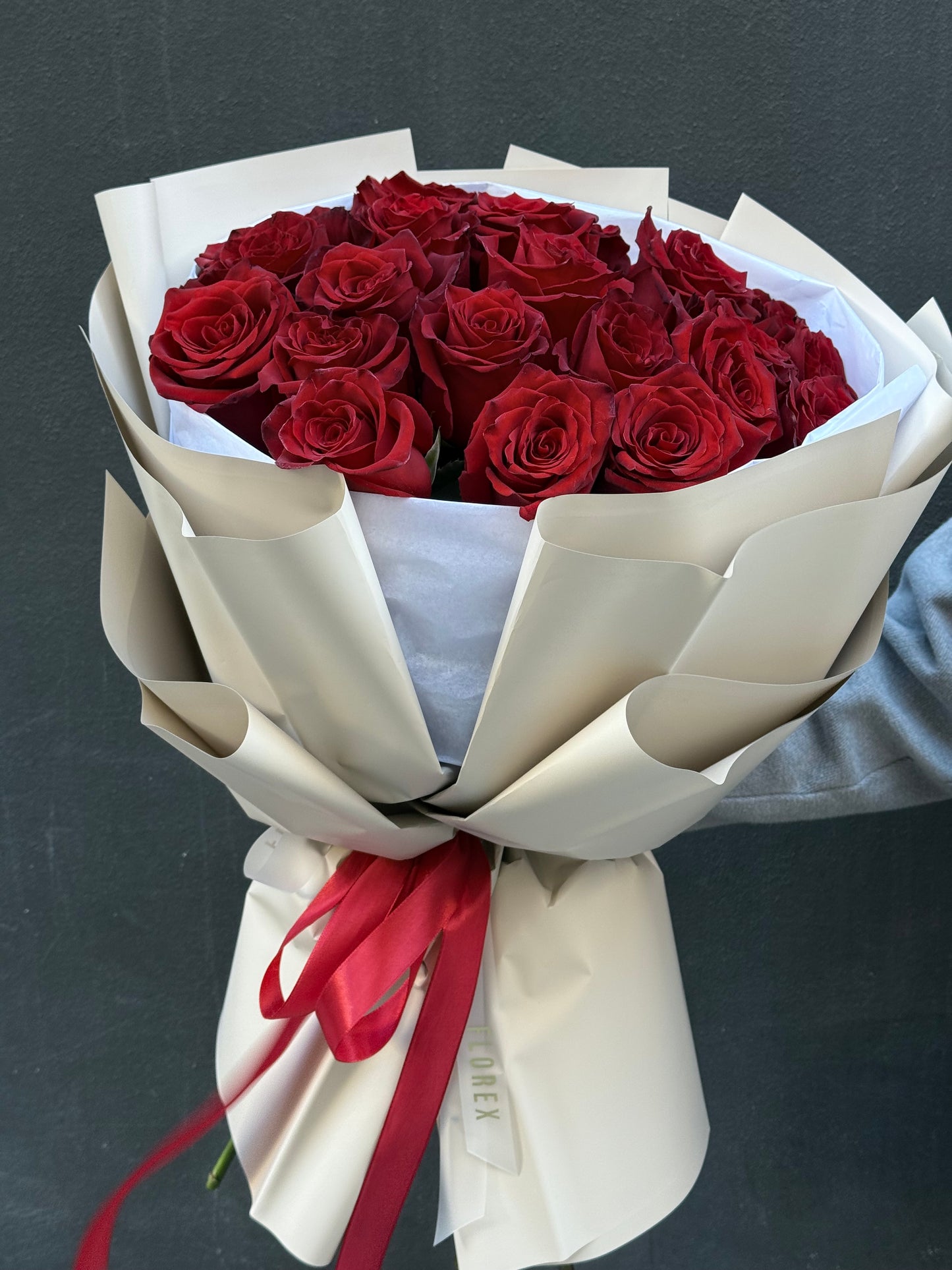 Bouquet with red roses