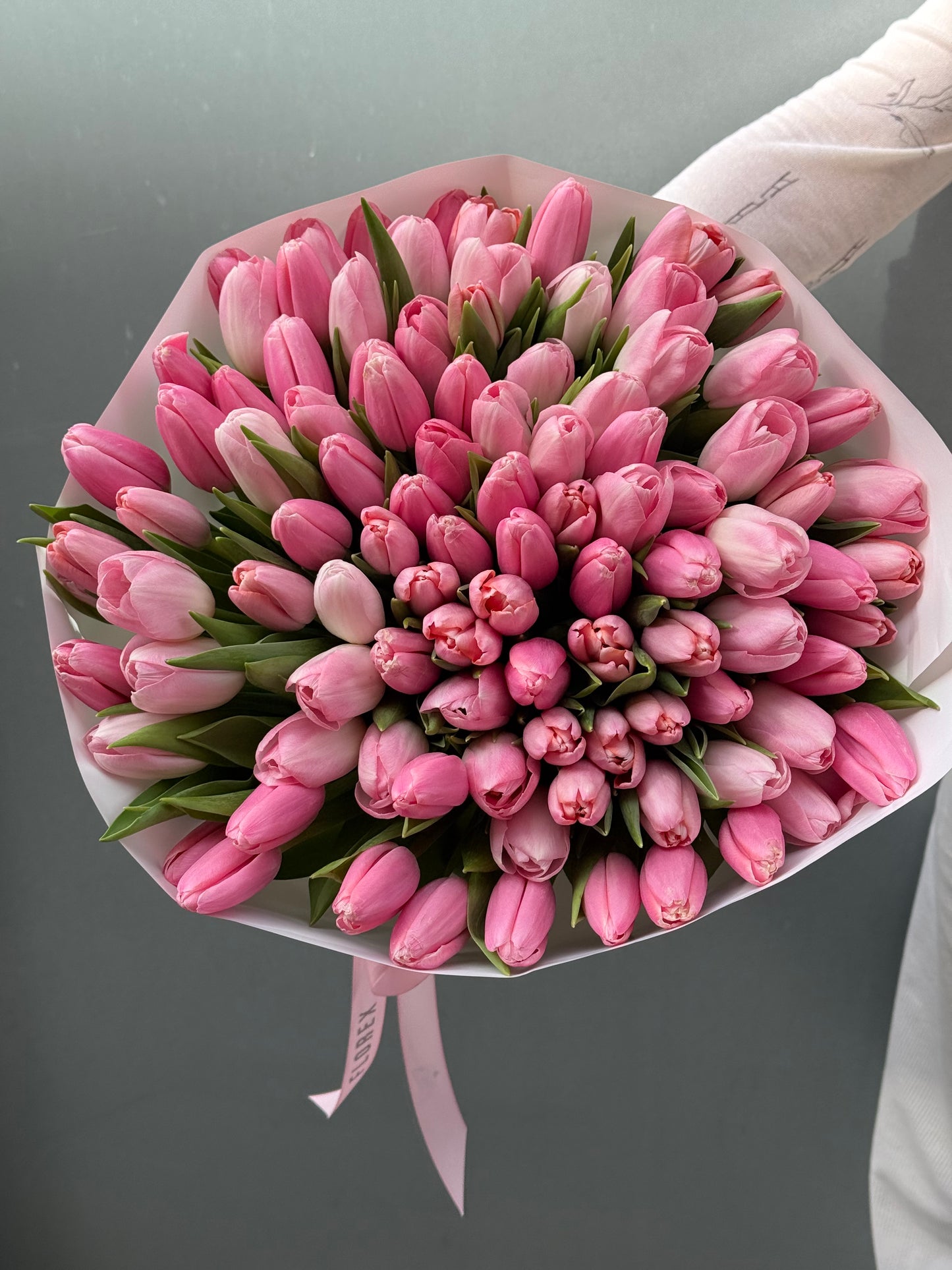 Bouquet of Pink Tulips