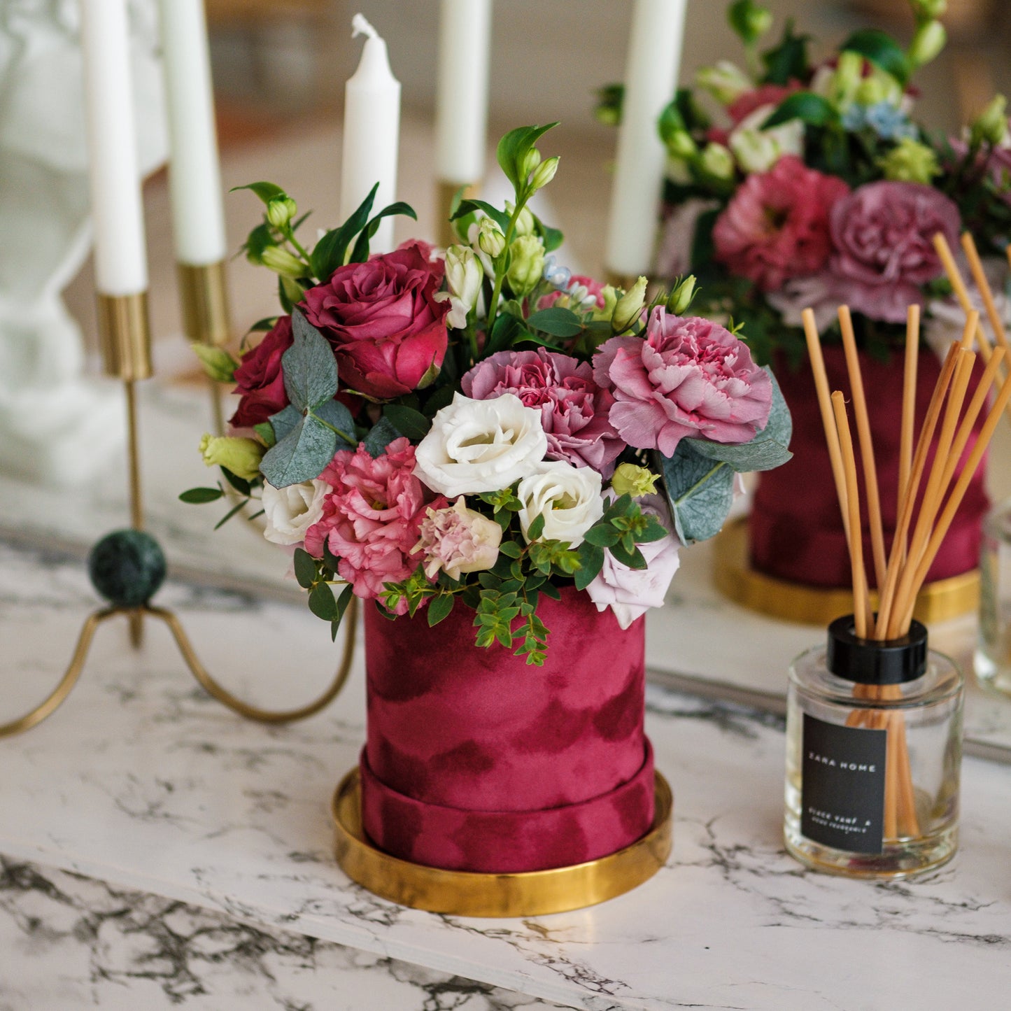 Caja de flores