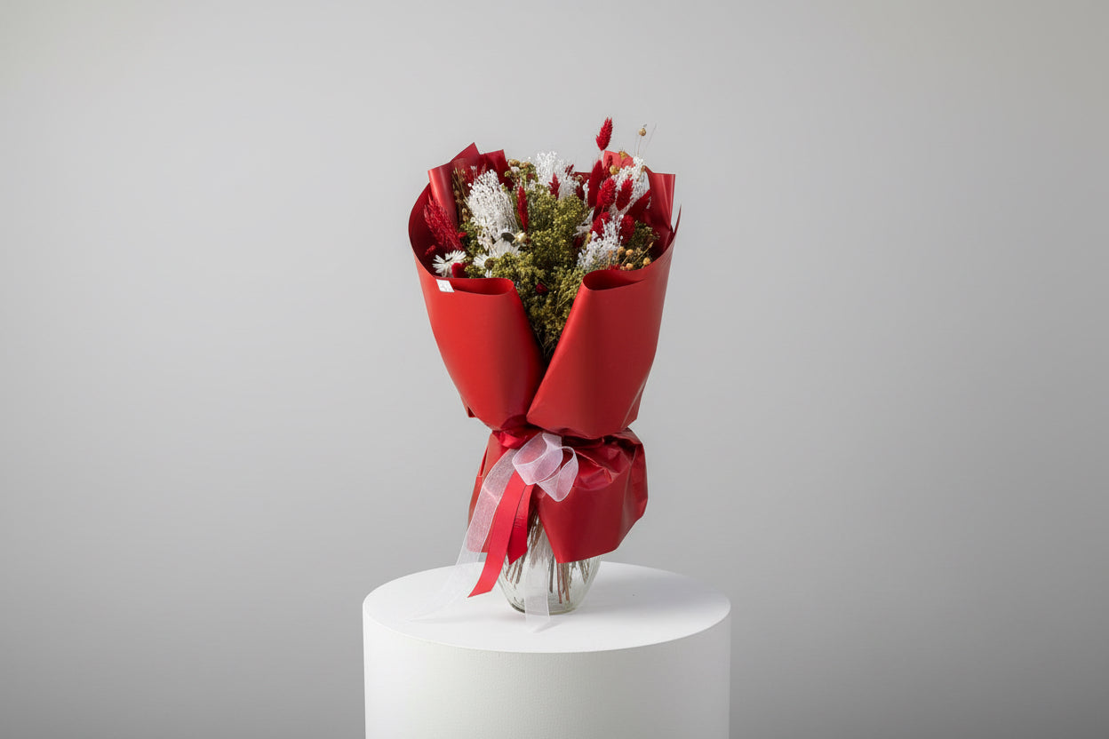 Bouquet Fantasia Rojo/Blanco Dried / Secas