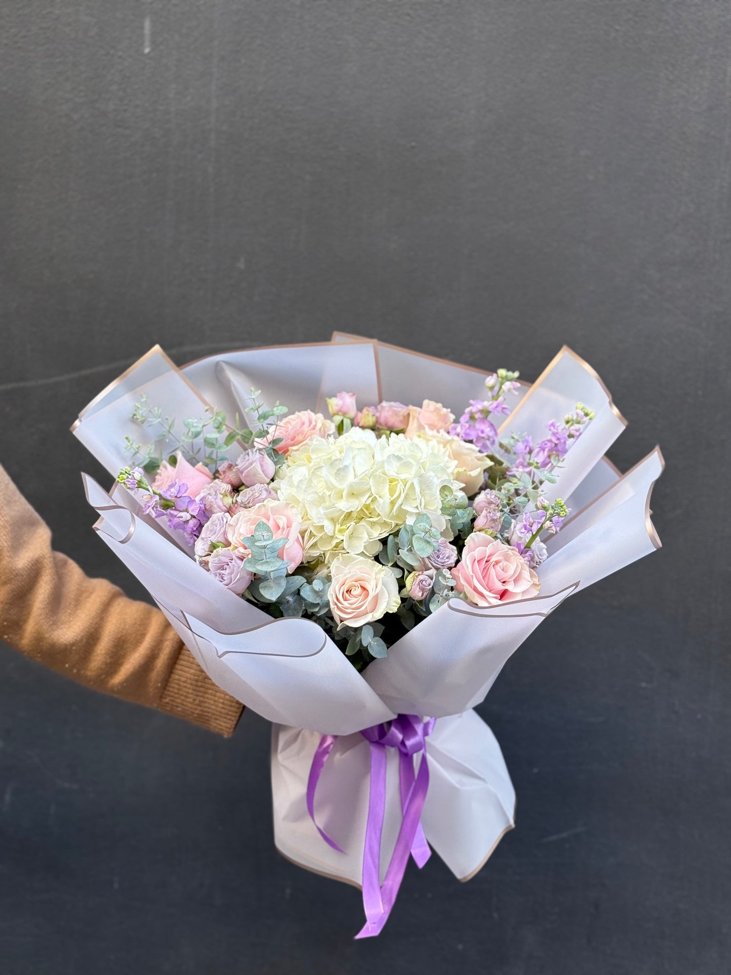 Bouquet with hydrangea
