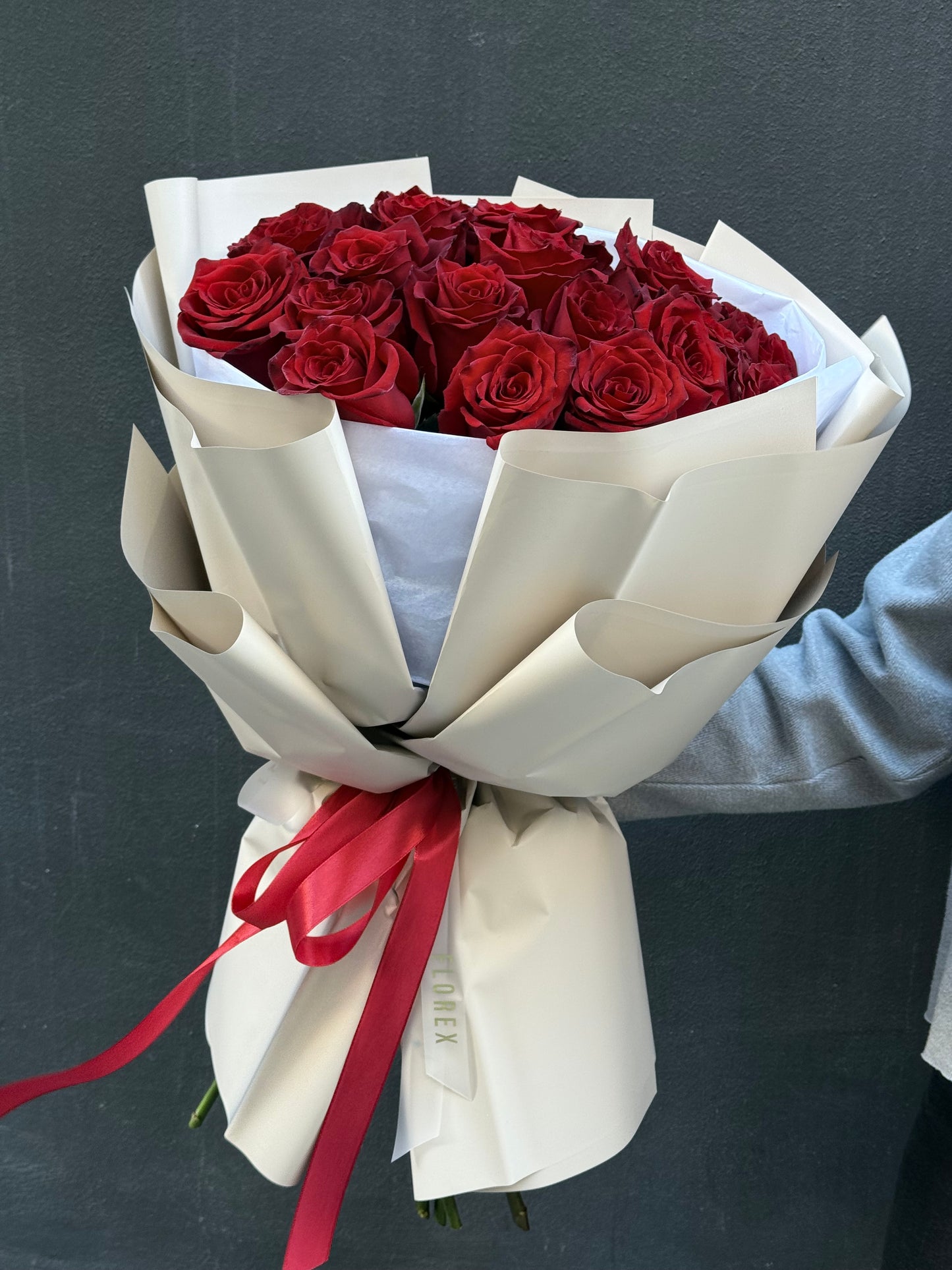 Bouquet with red roses