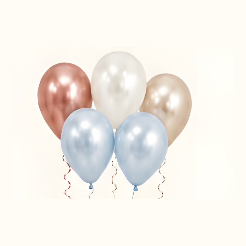 Set de globos con helio - pack látex 5 globos