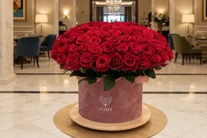 Florex Signature Red Roses Box - Florex